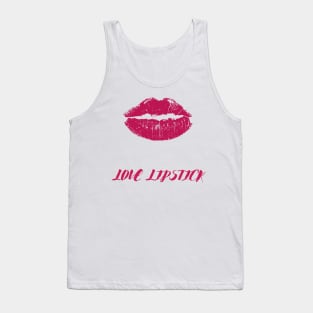 Love lipstick drippy hoodies dripping design Tank Top